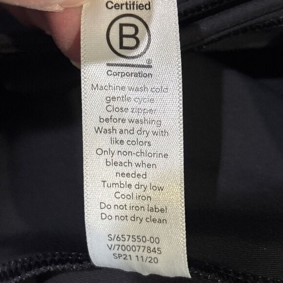 ATHLETA Stellar Straight Crop Pants Stretch Women's Size 2 Black Casual Career - Picture 13 of 13